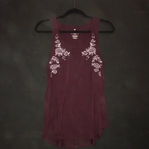 American Eagle purple tank top